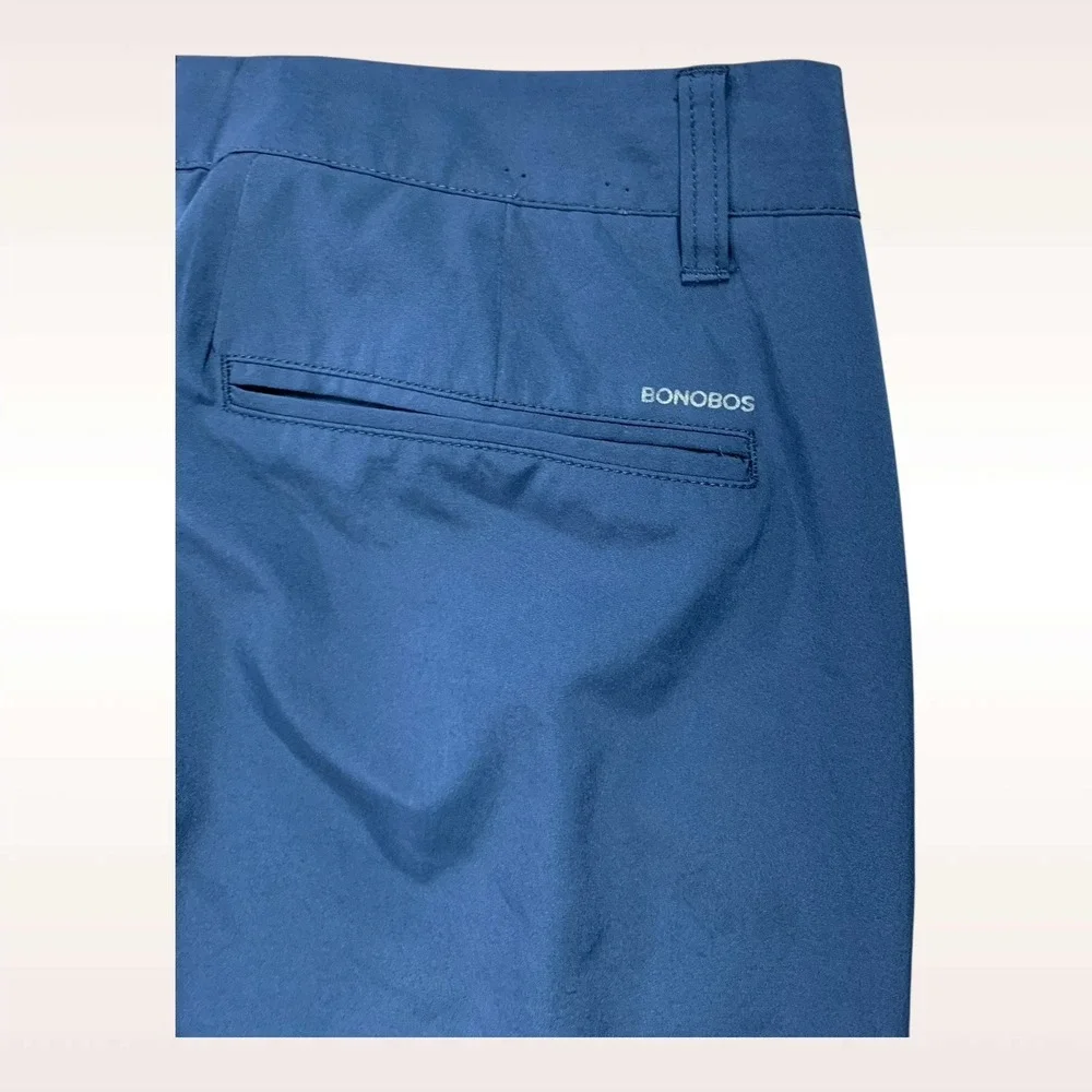 Bonobos Golf Pant Mens 34x29 Blue‎ Tailored Grip Waistband Wicking Stretch